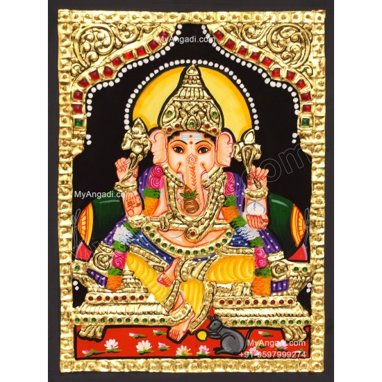 Ganesha Tanjore Painting