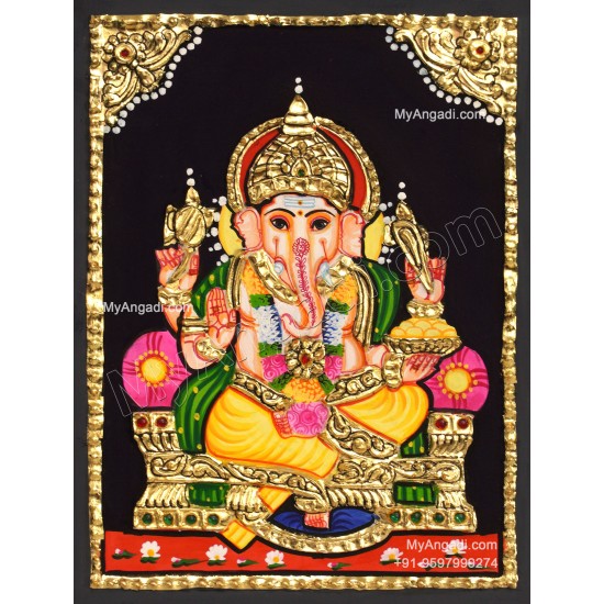 Ganesha Tanjore Painting