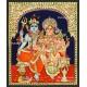 Shivan Family Tanjore Painting