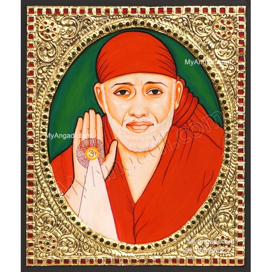 Saibaba Tanjore Painting