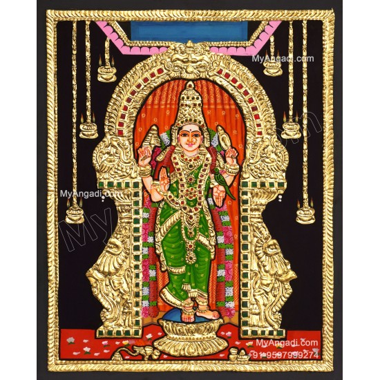 Meenakshi Amman Tanjore Painting