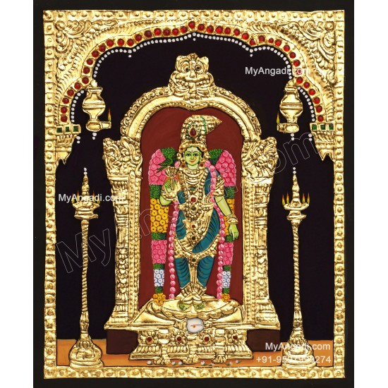Meenakshi Amman Tanjore Painting