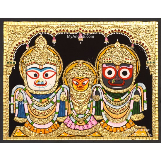 Jagannathar -  Tanjore Painting