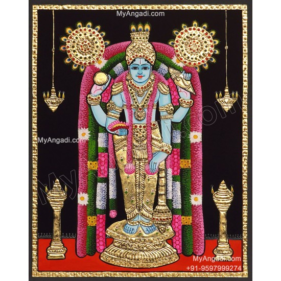 Guruvayurappan Tanjore Painting