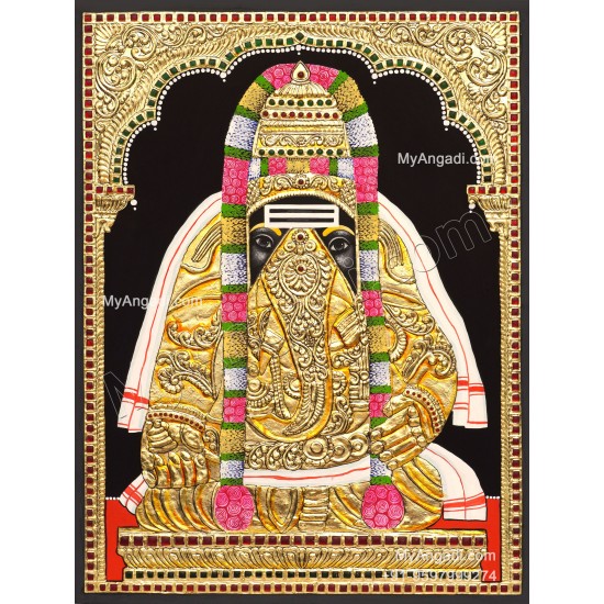Pillaiyarpatti karpaga Vinayagar Tanjore Painting