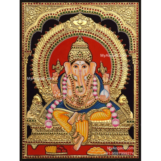 Vinayagar Tanjore Painting 