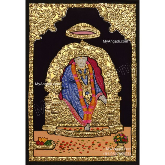 Saibaba Tanjore Painting