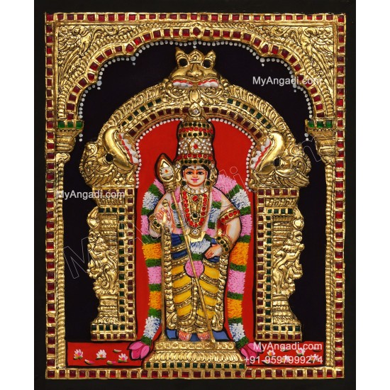Murugar 3D Tanjore Painting