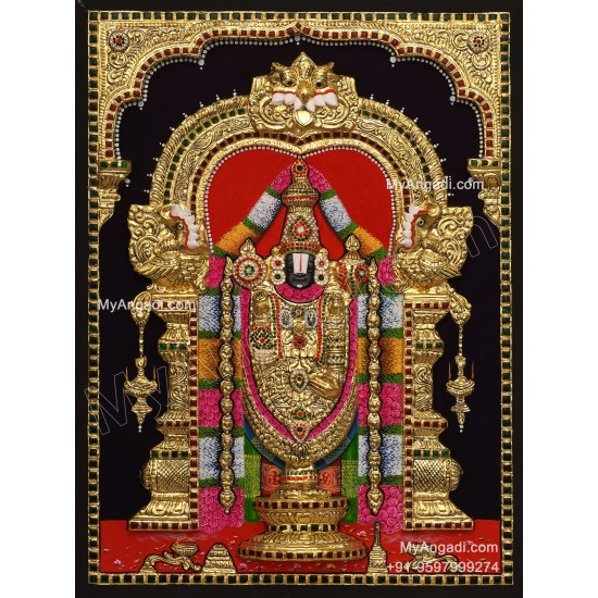 Balaji 3d Tanjore Painting