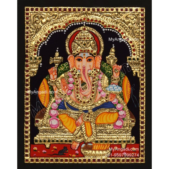 Ganapathi Tanjore Painting Tanjore Painting