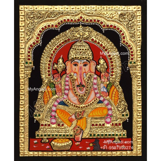 Ganesha Tanjore Painting