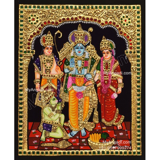 Ram Darbar Tanjore Painting