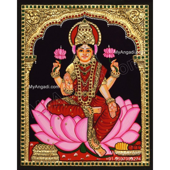 Maha Lakshmi Tanjore Painting