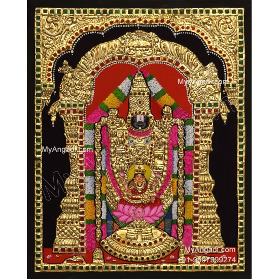 Balaji Lakshmi Tanjore Painting