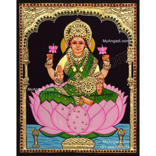 Dhana Lakshmi Tanjore Painting