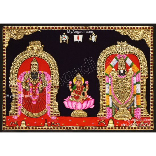 Balaji Thayar Lakshmi Tanjore Paintings