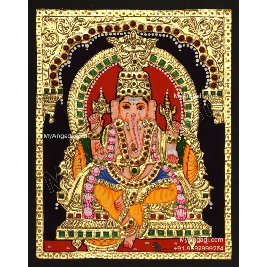 Ganesha Tanjore Painting