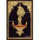 Vilakku Lamp Tanjore Painting