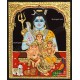 Shivan Parivar Tanjore Painting