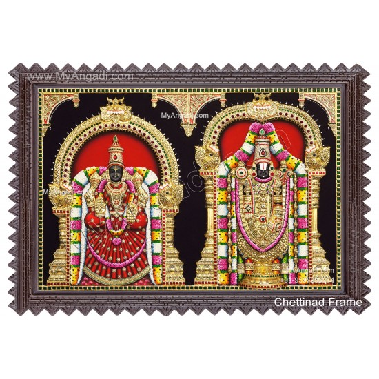 3D Balaji Thayar Tanjore Painting
