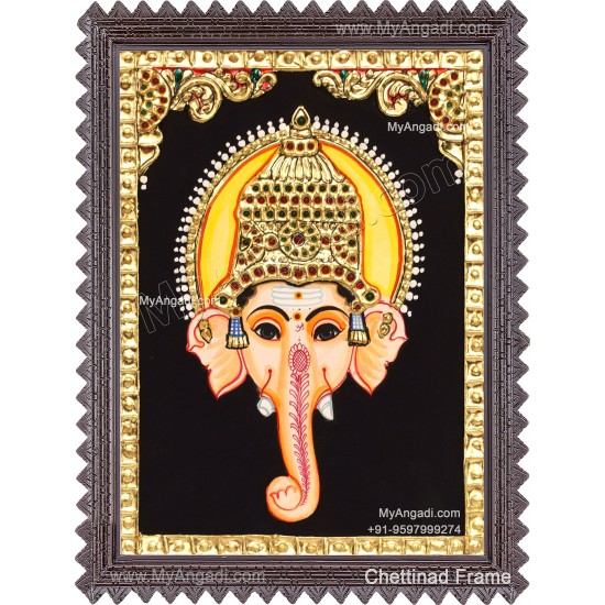 Ganesha face Tanjore Paintings