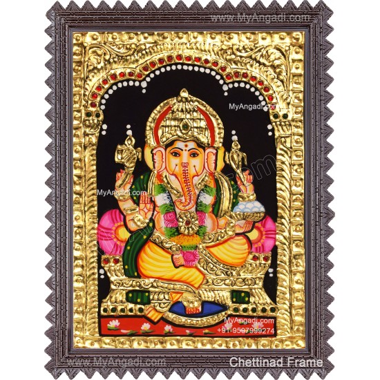 Vinayagar Tanjore Painting 