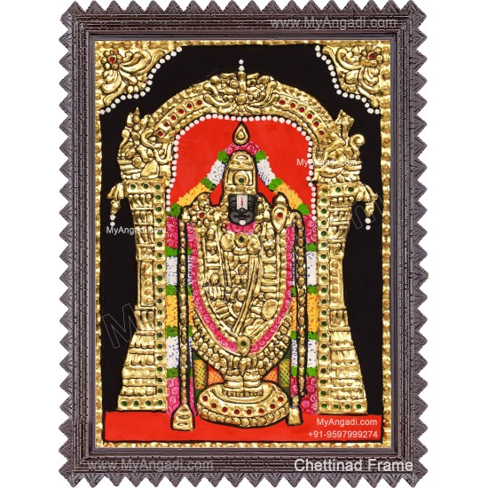 Venkateshwara Swamy  Tanjore Painting