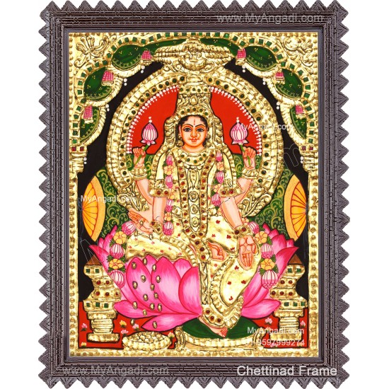 Aiswarya Lakshmi Tanjore Painting
