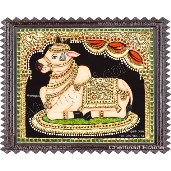 Nandi Tanjore Painting