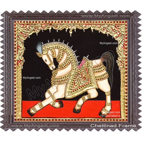 Horse Tanjore Painting