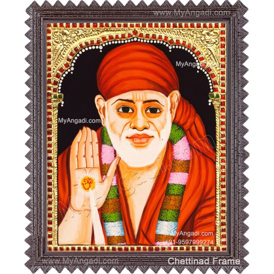 Saibaba Tanjore Painting