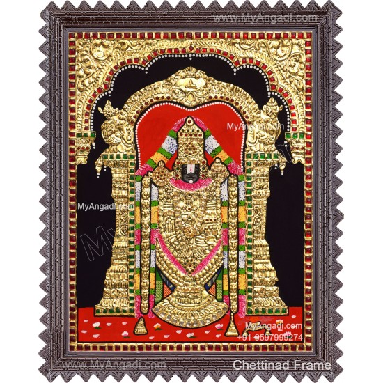 Venkatachalapathy  Tanjore Painting