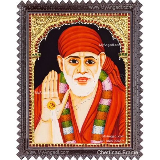 Saibaba Tanjore Painting
