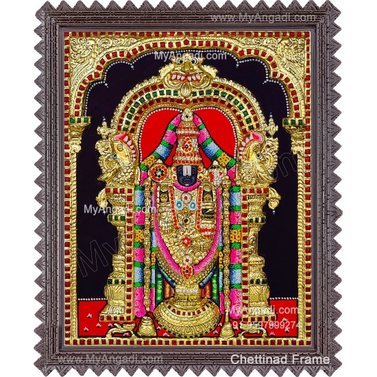 Balaji 3d Tanjore Painting