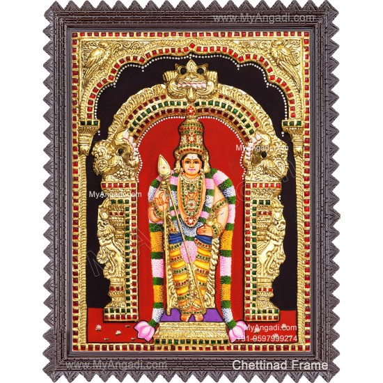 Murugar 3D Tanjore Painting