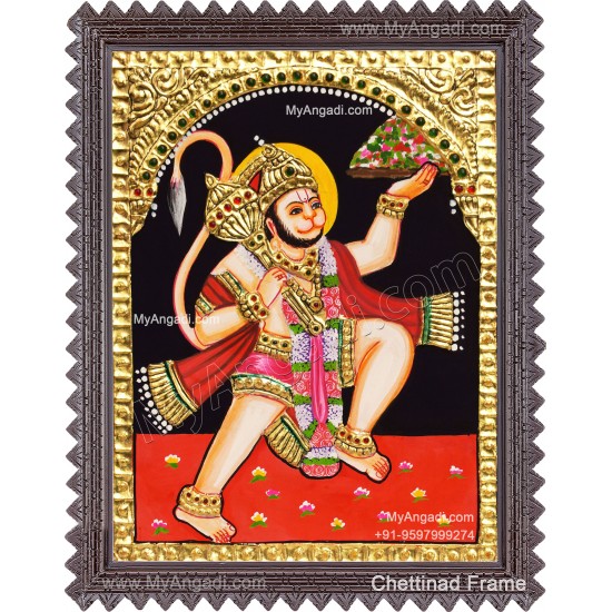 Hanuman Tanjore Painting