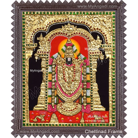 Venkatachalapathy  Tanjore Painting