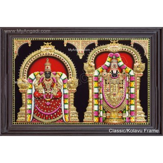 3D Balaji Thayar Tanjore Painting