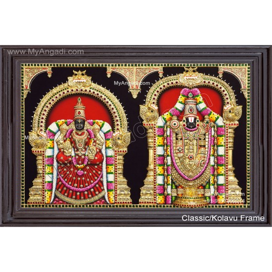 3D Balaji Thayar Tanjore Painting