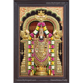 3D Balaji Tanjore Painting