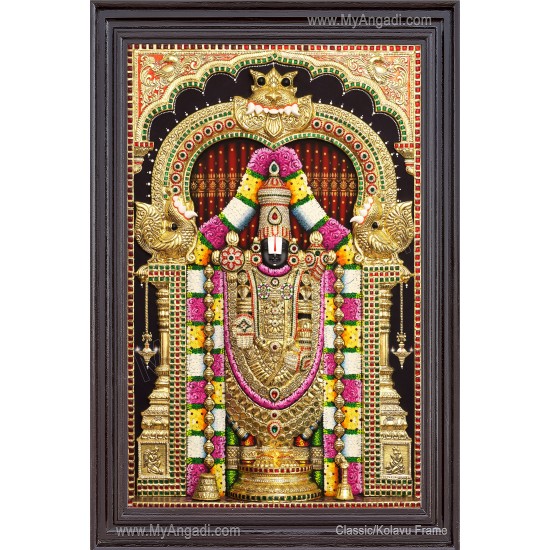 3D Balaji Tanjore Painting