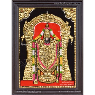 Venkateshwara Swamy  Tanjore Painting