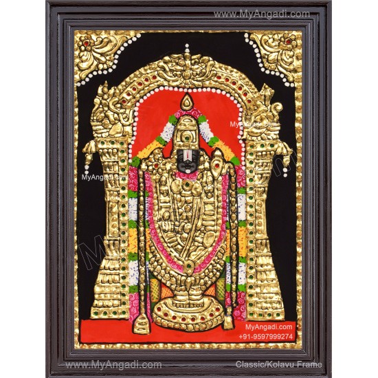 Venkateshwara Swamy  Tanjore Painting
