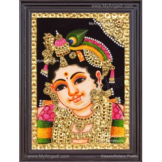 Krishna Face Tanjore Paintings
