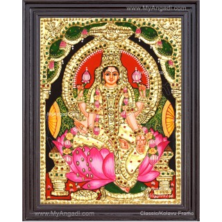 Aiswarya Lakshmi Tanjore Painting