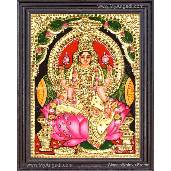 Aiswarya Lakshmi Tanjore Painting