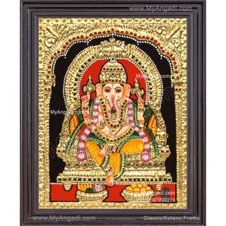 Ganesha Tanjore Painting