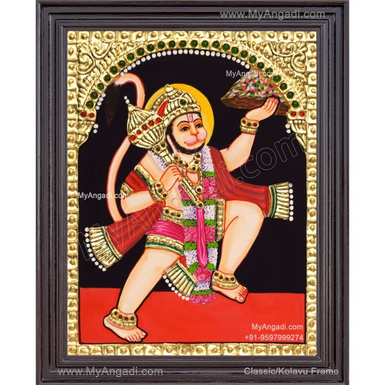 Hanuman Tanjore Painting