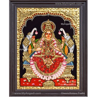 Gajalakshmi Tanjore Paintings