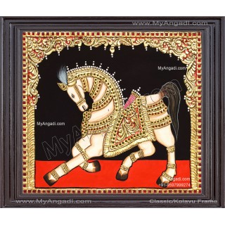 Horse Tanjore Painting